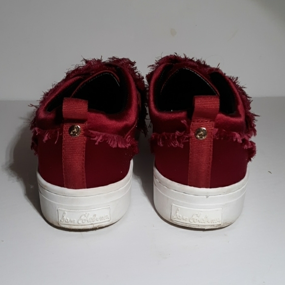 Sam Edelman 7.5 wine red sneakers - Picture 4 of 6